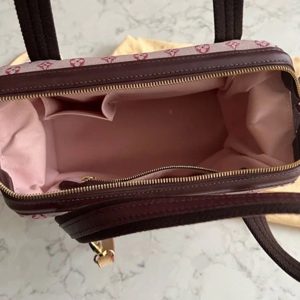 Authentic Louis Vuitton Josephine PM Monogram Mini Lin handbag - Picture 8 of 11